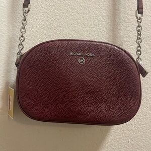 Michael Kors Wine Red Crossbody Bag